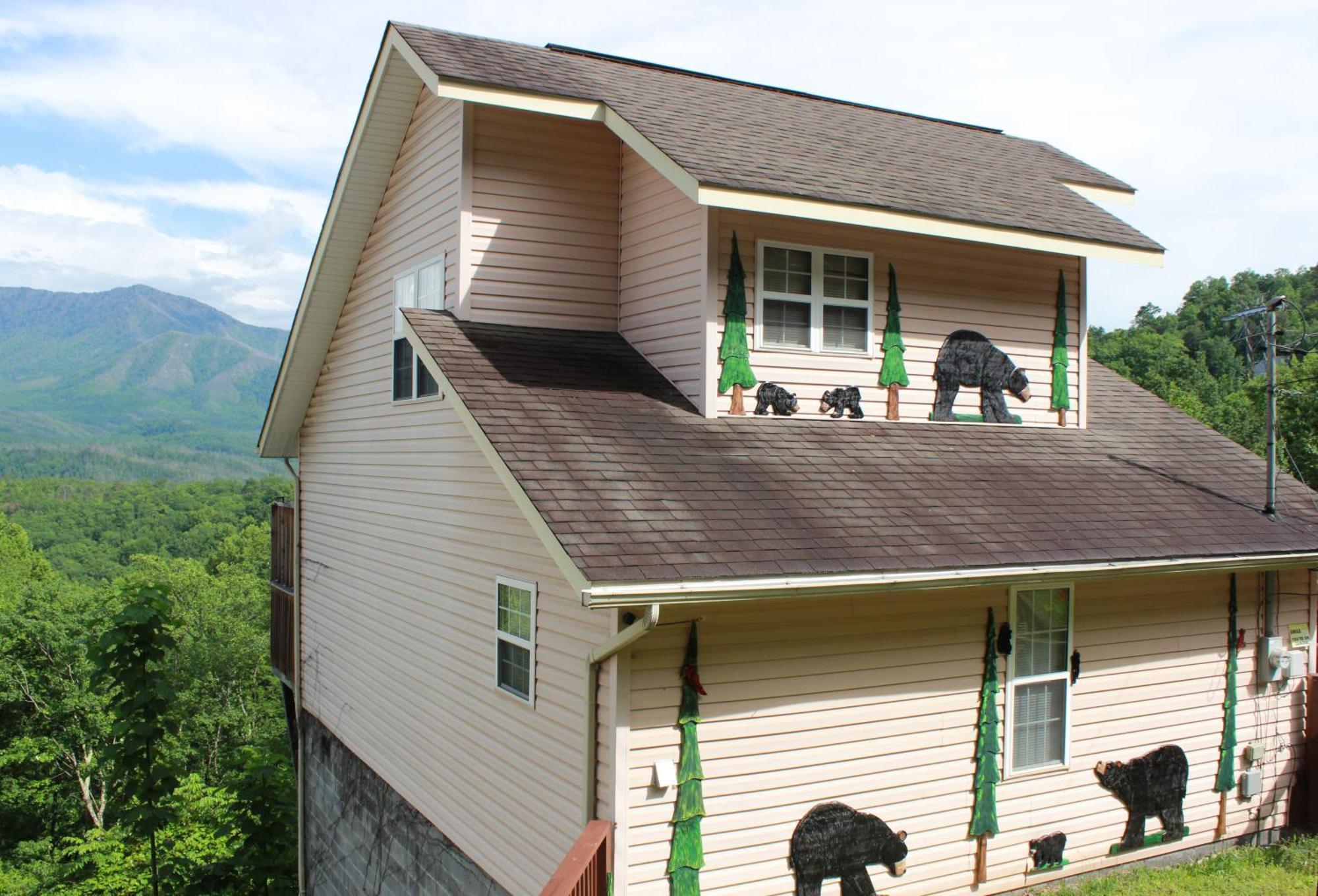 Heavenly View - Bear Themed Cabin, Hottub, Dog-Friendly, Near Gatlinburg Luaran gambar